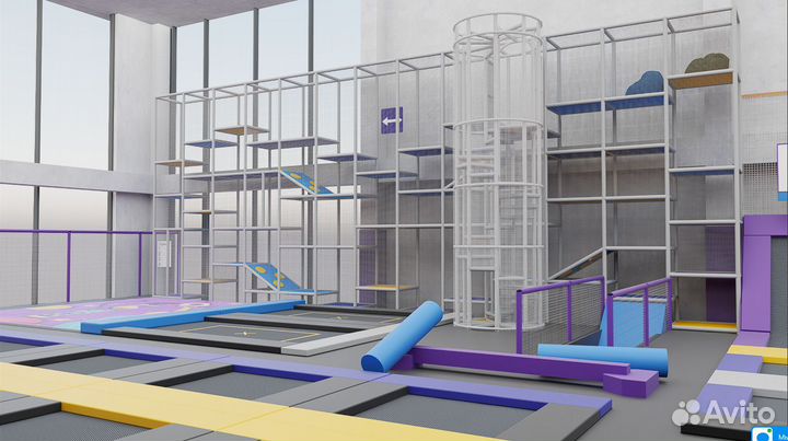 Детский игровой лабиринт под Ключ