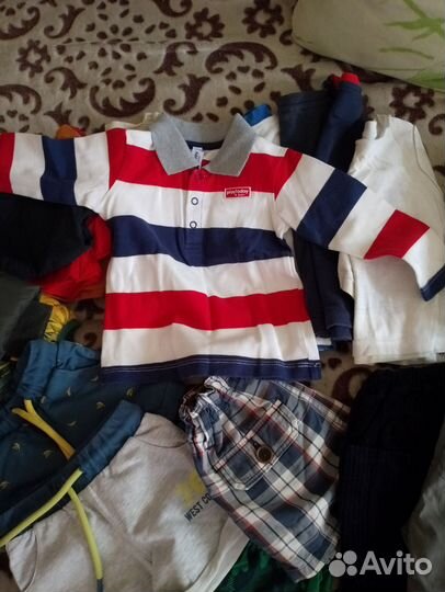 Детские вещи пакетом на мальчика 80 86