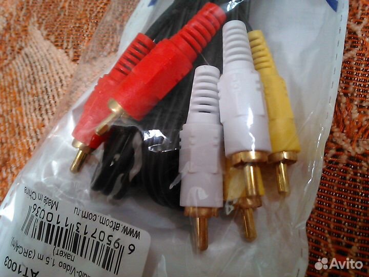 Кабель 3RCAx3RCA