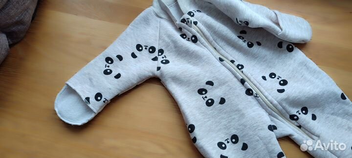 Комбинезон на флисе 74 80