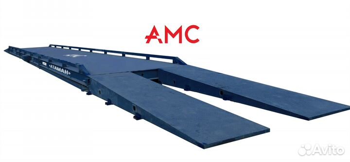 Весы автомобильные Атаман на раме с пандусами