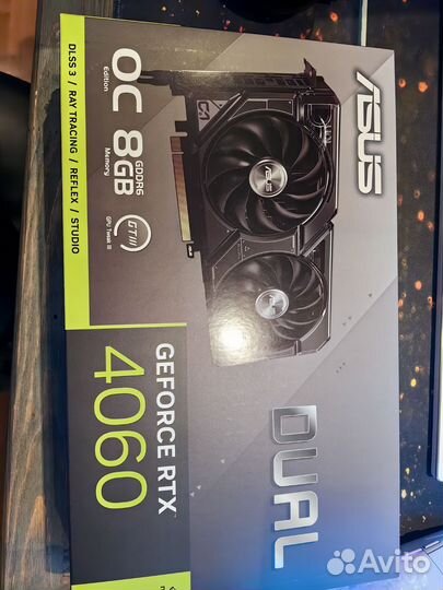 Видеокарта rtx 4060 Asus 8gb