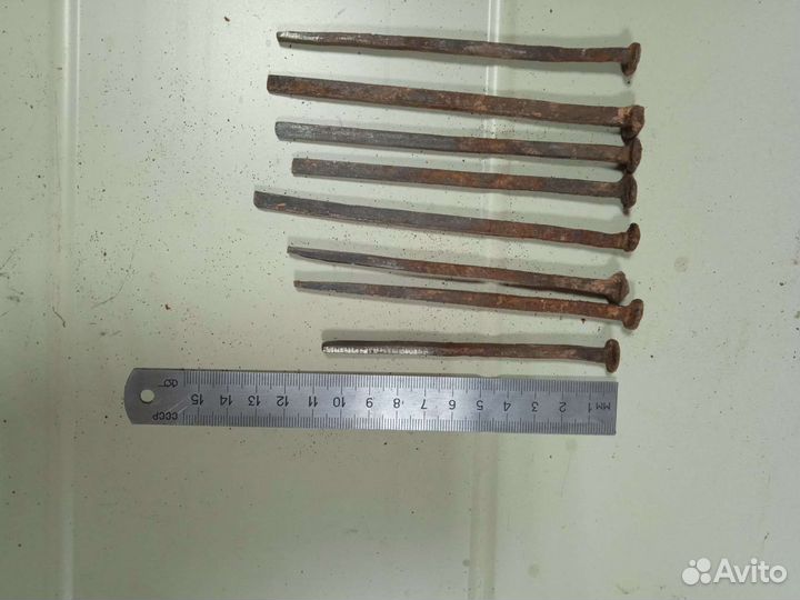 Старинные царские гвозди, кованые конец 19Века