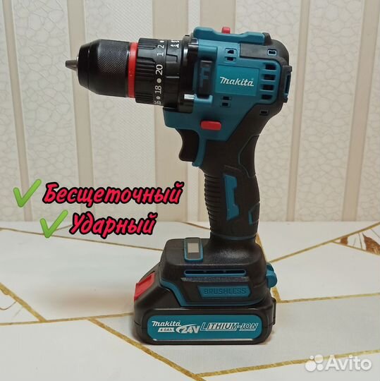 Бесщеточный ударный шуруповёрт Makita