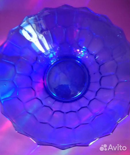 Вазы из цветного стекла СССР