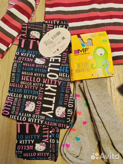 Одежда для девочки пакетом 116-140. Новое