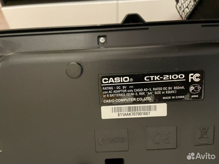 Синтезатор Casio CTK 2100