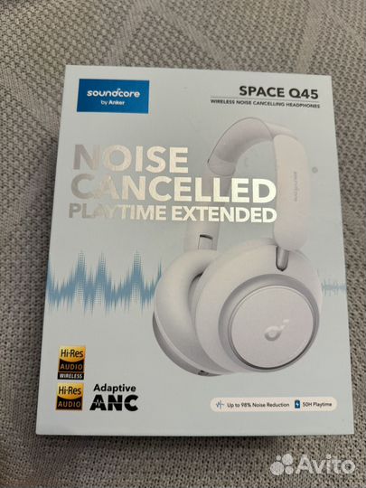Наушники anker Soundcore Space Q45 белые