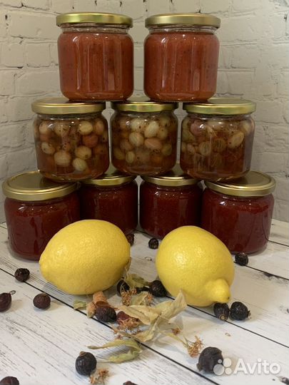 Джемы и ягода в сахаре