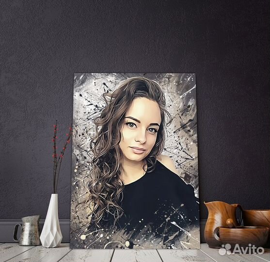 Печать на холсте Портреты\Интерьерные картины