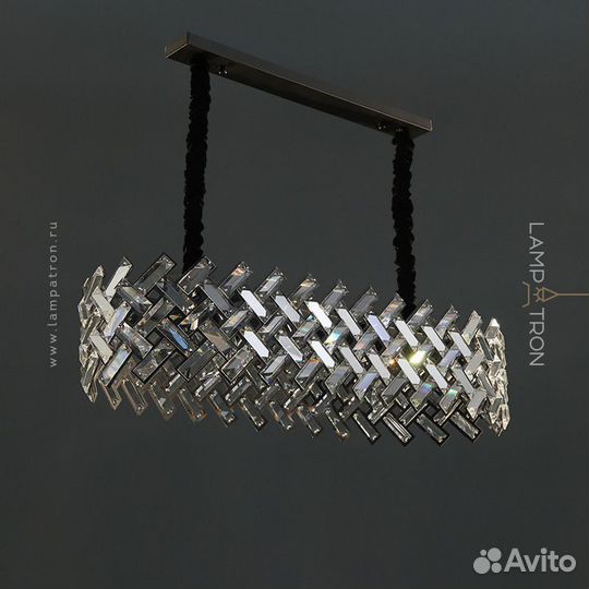 Реечный, рядный светильник martinez long 8 ламп martinez-long-8