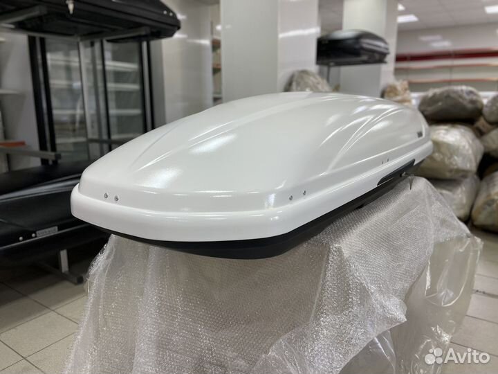 Автобокс Voyage 520л 205см цвет Белый матовый