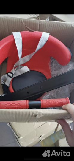 Детское велокресло на велосипед переднее