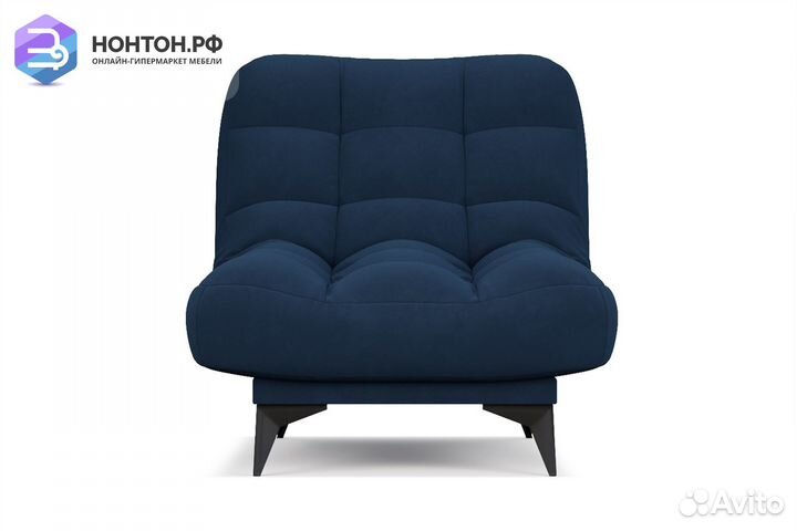 Кресло клик-кляк Арно велюр темно-синий