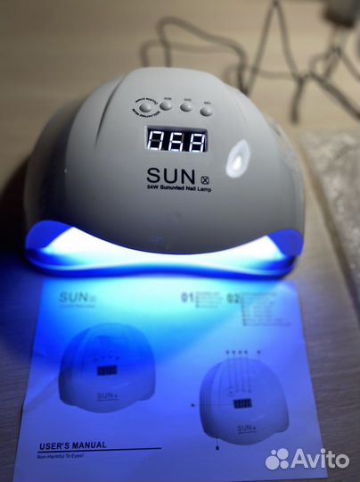 Продам новую лампу для маникюра Sun X UV/LED 54 Вт