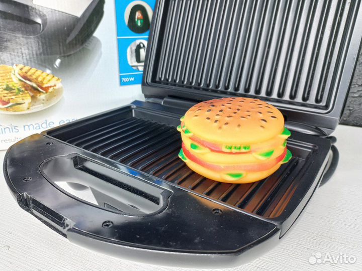 Электрогриль 700ватт Philips