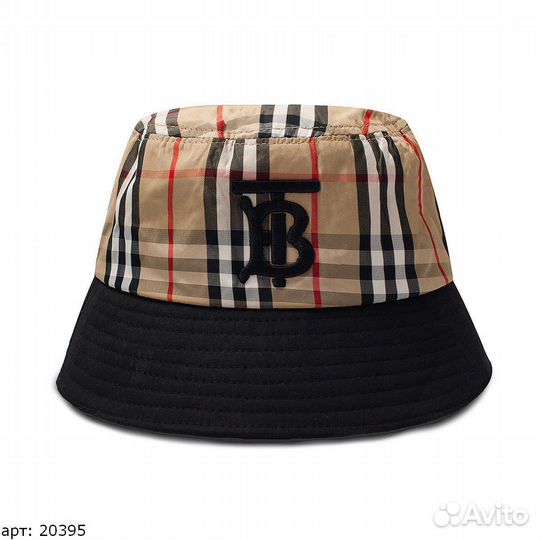 Панама burberry коричневая