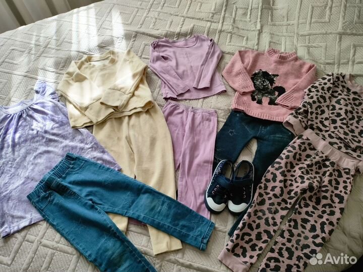 Пакет вещей на девочку 3-4 года 98-104
