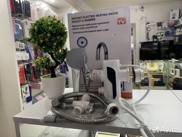 Электрический проточный водонагреватель (новый)