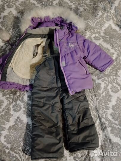 Зимний костюм для девочки
