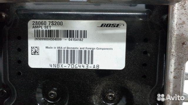 Усилитель акустической системы Infiniti QX56 Bose