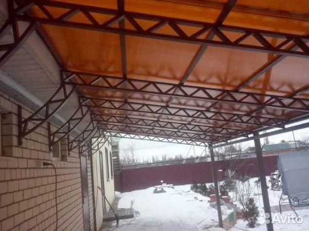 Навесы из поликарбоната под ключ