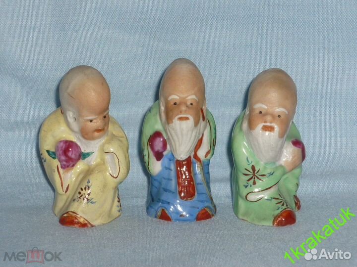 Миниатюры китайцы Звездные старцы Старый китай