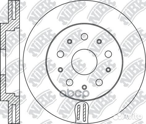 Диск торм.пер. RN2030 NiBK