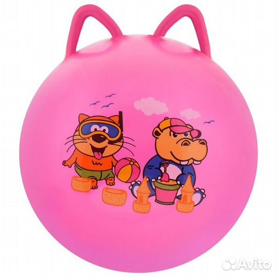 2 шт. Мяч-прыгун с ушками zabiaka, d45 см, 380 г