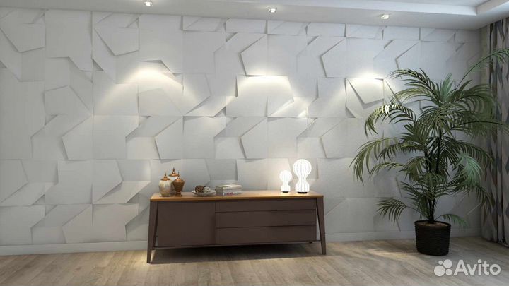 Гипсовая 3D панель 