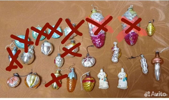 Елочные игрушки СССР