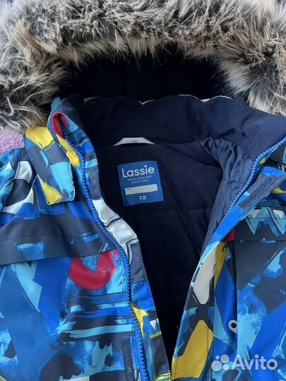 Зимний комбинезон lassie 110 для мальчика