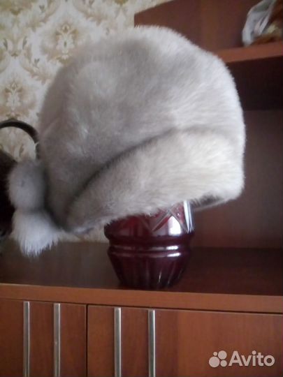 Шапка норковая женская