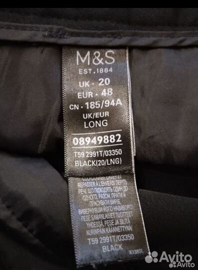 Брюки женские marks spencer черные