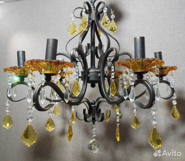 Люстра Подвесная LuceSolara brush gold