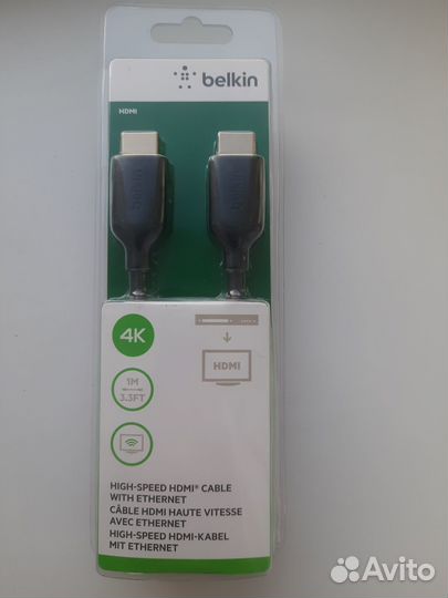 Кабель цифровой аудио-видео Belkin hdmi