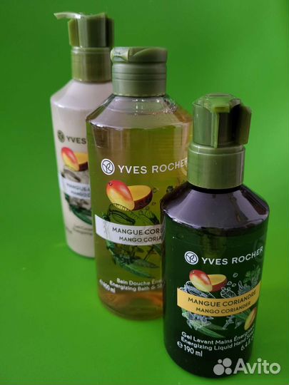 Ives rocher гель для душа молочко набор