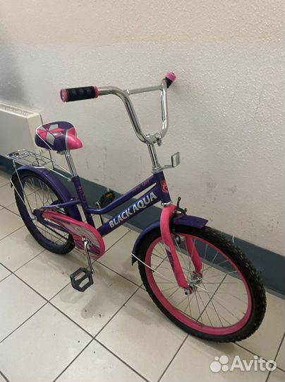 Велосипед для девочки black aqua 20