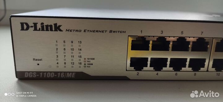 Настраиваемый коммутатор DLink DGS-1100-16/ме