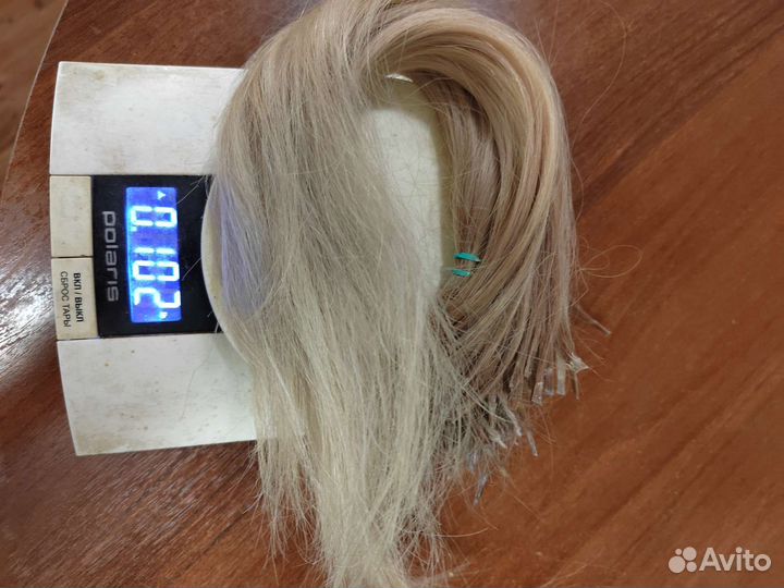 Волосы для наращивания блонд