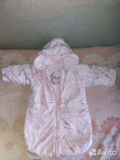 Зимний конверт для новорожденных на выписку