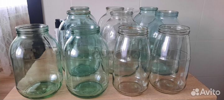 Стеклянные банки 0.5 л, 1 л, 2л, 3л