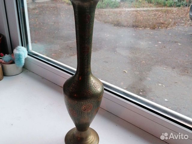 Ваза индийская СССР латунь