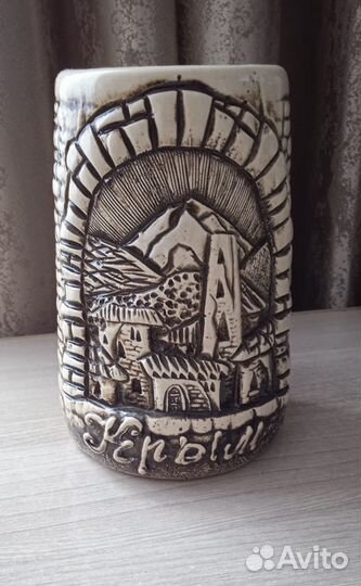 Пивная керамическая кружка Крым 650 мл