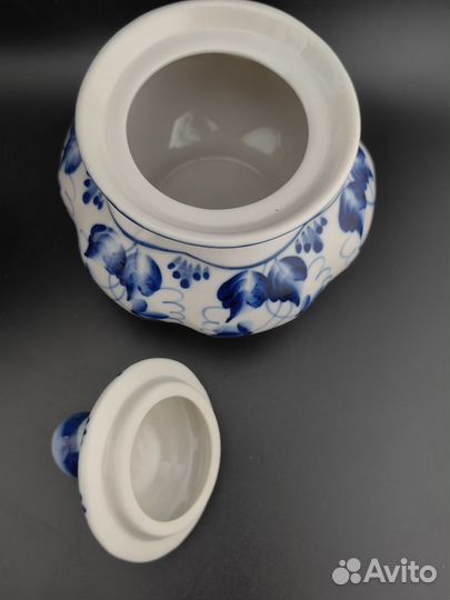 Сахарница Гжель Авторская