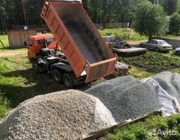 Песок щебень земля торфогрунт и т.д