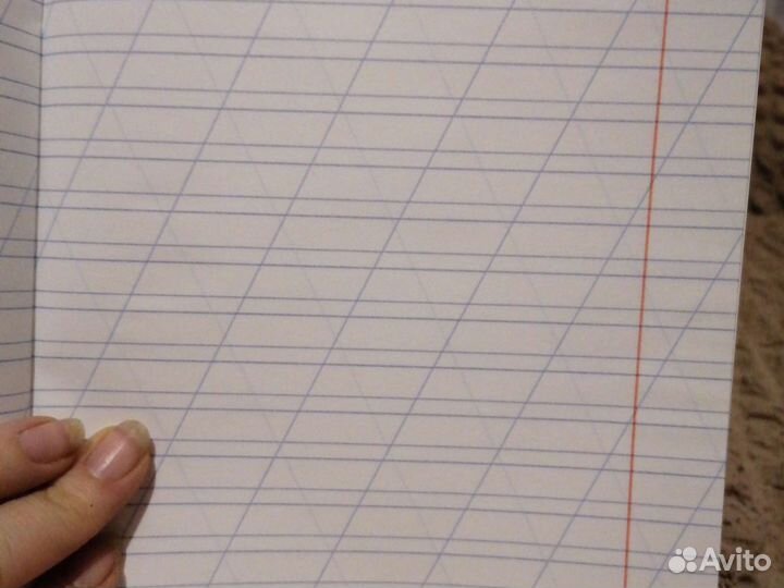 Тетради в косую линию