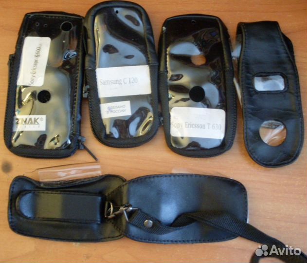 Кожаные чехлы для простых телефонов- звонилок