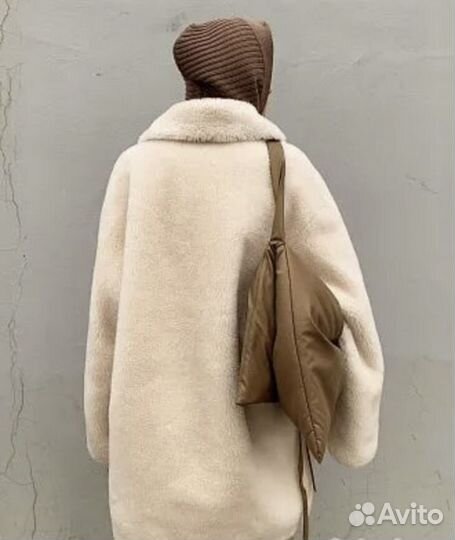 Ushatava Шуба/дубленка двухсторонняя бежевая M