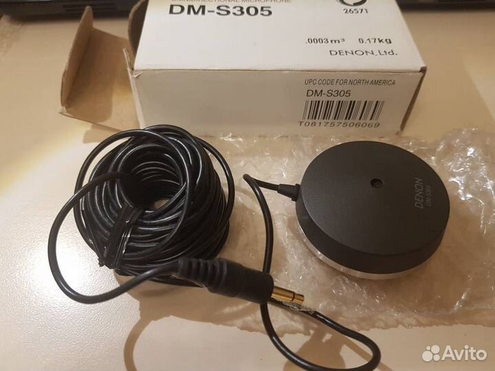 Калибровочный микрофон denon DM-S305